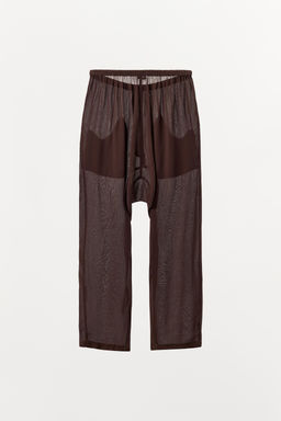 BEADED SEQUIN BAGGY TROUSERS - Zara фото 7