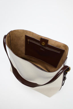 MAXI CANVAS BUCKET BAG - Zara фото 5