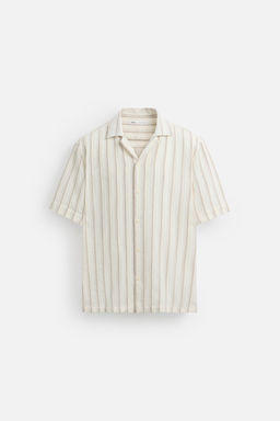 STRIPED TEXTURED SHIRT - Zara фото 14