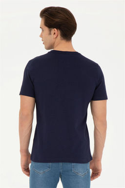 Мужская темно-синяя футболка - U.s. polo assn фото 5