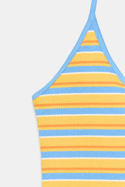TOP HALTER RAYAS / Multicolor - Zara фото 5