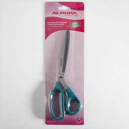 Ножницы портновские, профессиональные, скошенное лезвие, 9,8", 25 см, цвет тёмно-бирюзовый