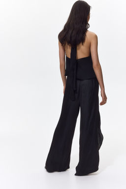 Pantal?n de sat?n con detalle cruzado - H&m фото 4