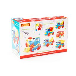 Конструктор-транспорт Паровоз (48 элементов) (в коробке) - Полесье фото 6