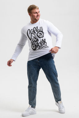 8534 Футболка с длинным рукавом мужская