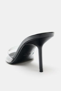 SANDALIA TAC?N VINILO / Transparente - Zara фото 6
