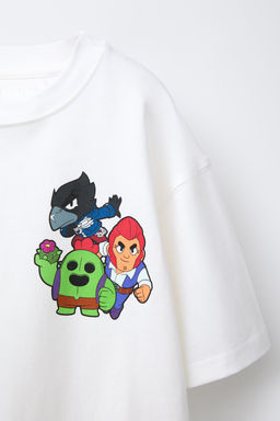BRAWL STARS  SUPERCELL OY PRINTED T-SHIRT - Zara фото 3