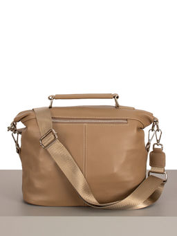 LACCOMA сумка НИ2001-бежевый натуральная кожа хлопок  фото 2