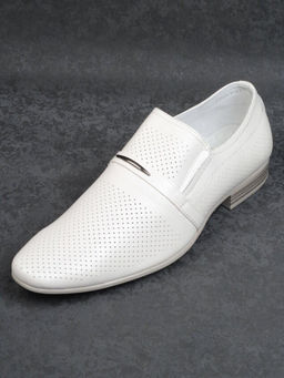 C202-1 WHITE Полуботинки мужские (натуральная кожа)