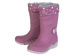 Утепленные резиновые сапоги для девочек LUPILU с мигающими пятками  фото 47