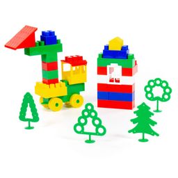 Конструктор Строитель (Мини, 44 элемента) (в мешке) - Полесье фото 2