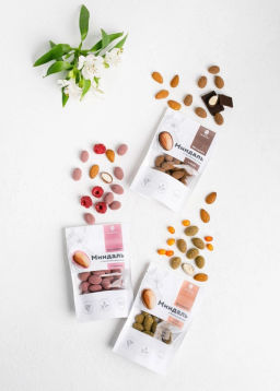 Миндаль в белом шоколаде без сахара с кофе и облепихой, 60 г - Сибирский кедр фото 14