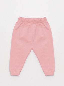 Bisiklet Yaka Uzun Kollu K?z Bebek Sweatshirt ve E?ofman Alt 2li Tak?m - Waikiki фото 3