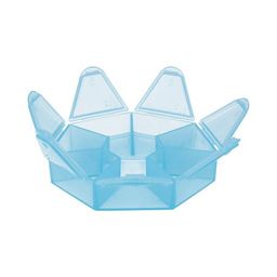 Gamma контейнер T-36 пластик 9.1 x 9.1 x 2.1 см голубой/прозрачный