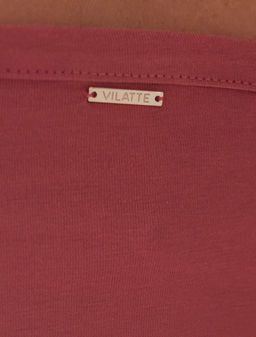 Топ с двуслойной зоной бра на бретелях из хлопка - Vilatte фото 2