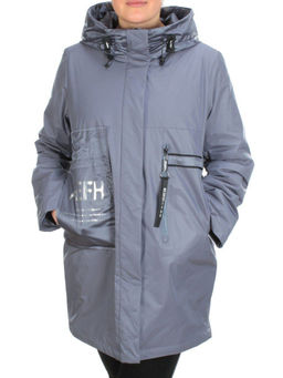 BM-07 LIGHT GRAY Куртка демисезонная женская (100 гр. синтепон) - Fashion фото 2