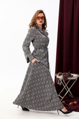 Костюм NIKVA н917-5 серая клетка фото 5