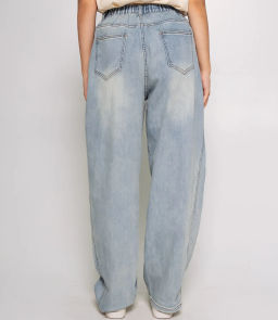 Джинсы #КТ25032, голубой