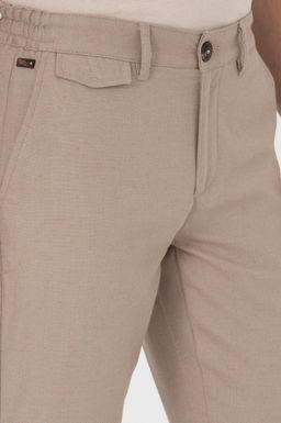 Erkek Slim Fit Camel Kanvas Pantolon - U.s. polo assn фото 5