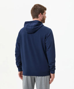 Худи на молнии JOGEL ESSENTIAL Cotton Zip Hoodie, темно-синий  фото 7