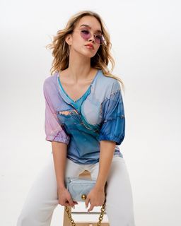 Футболка с авторским принтом 17.3.1 - Elena sorti фото 7