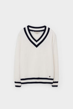 ЕВ 30204/молочный джемпер жен