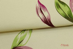 Интерьерный хлопок Нежные веточки на бледно-желтом, ш.1.5м, хлопок-100%, 240гр/м.кв - Купава фото 3