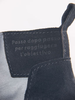 Ботинки 305.927bl.Вакса черная+черная замша/байка