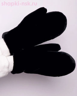 Lux Варежки женские флис экомех норка