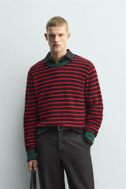 STRIPED JACQUARD JUMPER - Zara фото 2