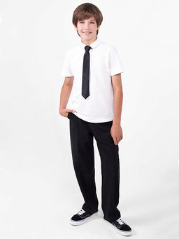 Брюки для мальчиков в черном цвете