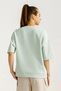 Футболка Хлопок Зеленый - Anta фото 2