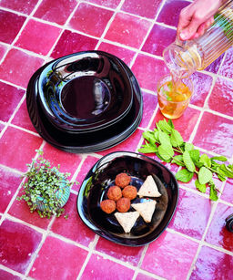 NEW CARIN/CARIN NOIR Тарелка обеденная черная 27 см, арт. L9817