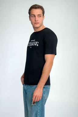 Арт. 67116 Футболка мужская 48-56 (5 шт) Цвет:черный - Идеал фото 2