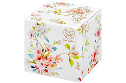 Сахарница 250 мл 9*9*10 см Яблоневый цвет на белом + ложка, NEW BONE CHINA - Elan gallery фото 24
