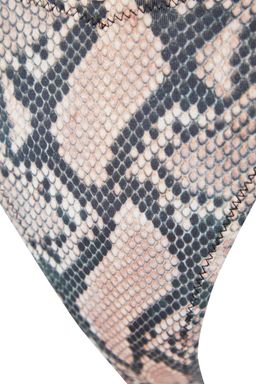 Kahverengi Y?lan Desenli Bikini Alt? TBESS21BA0032