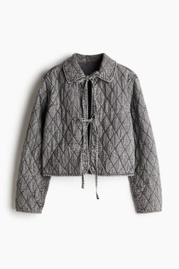 Chaqueta denim acolchada