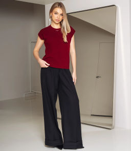 Футболка #КТ6002 (1), бордовый