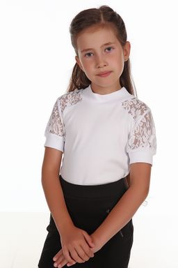 Джемпер Жанна белый, ДЖ-35-1 - От егорки до егора фото 4