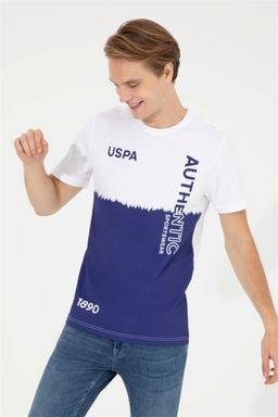 U. S. Polo Assn Мужская синяя футболка с круглым вырезом - U.s. polo assn фото 7