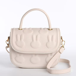 Сумка молодёжная на магните, цвет молочный - Simaland фото 2