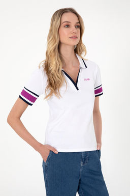 Kad_n Beyaz Ti__rt Sepette S_rpriz _ndirim - U.s. polo assn фото 3