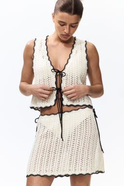Top de playa efecto crochet - H&m фото 4