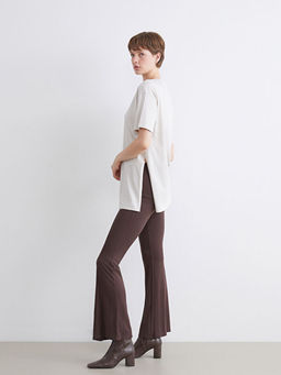 Bisiklet Yaka Kad?n Ti??rt