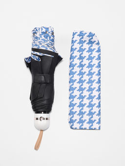 Зонт механический «Лапка», эпонж, 4 сложения, 8 спиц, R=49/56 см, d=98 см, МИКС