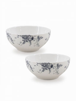 Набор салатников 2 шт, D11,5, 220 мл белый фарфор