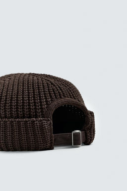 SHORT KNIT BEANIE - Zara фото 6