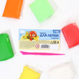 Воздушный пластилин «союзмультфильм», 6 цветов