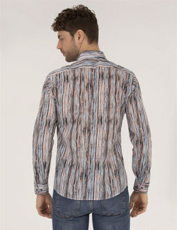 Lacivert Slim Fit Uzun Kollu G_mlek - Pierre cardin фото 5