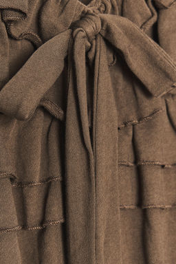 RUFFLED TOP WITH BOW - Zara фото 7